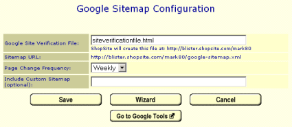 Create Google Sitemaps